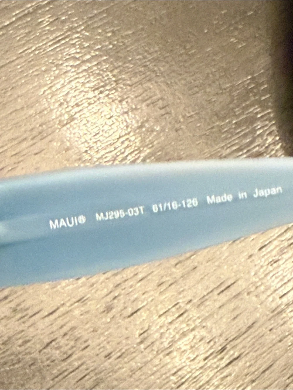 Maui Jim Nalani Polarized Sunglasses Tortoise Blue MJ295-03T 61-16-125